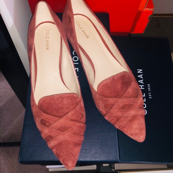 NWT Cole Haan flats rust - Picture 1 of 2